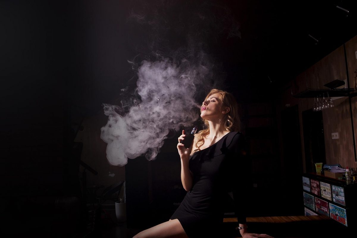e-cigarette femme débutante